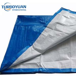 120gsm PE tarpaulin sheet fabric with grommet edge for truck and cargo cover