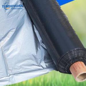 200 micron biodegradable reflective silver black mulch film for vegetables crops