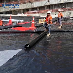 200um black builders plastic rolls concrete vapor barrier membrane film