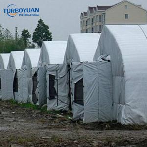 Black and white panda plastic film shed cover for mushroom greenhouse