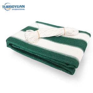 Black and white stripe shade sail shading cloth for balcony and deck