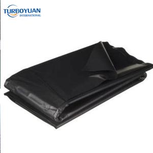 Black high density polyethylene retention pond foil liner