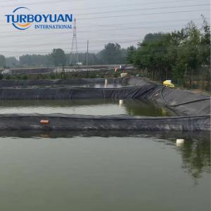 Black plastic textile geomembrane liners woven pond liner 