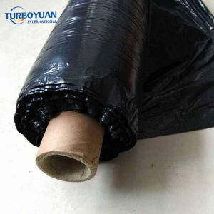 Black weed proof sheet plastic mulch film rolls for agriculture