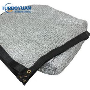 Greenhouse aluminum shed net plastic silver sun shade mesh net