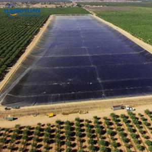 HDPE waterproof black plastic sheeting geomembrane roll for heat storage