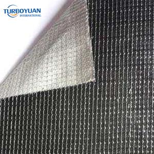 Heat reflective blackout sliver greenhouse thermal shade cloth