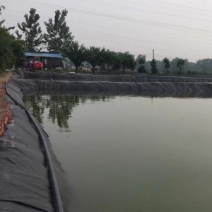 Heavy duty black polyethylene HDPE lagoon pond liners woven geomembrane