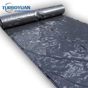 Pinewood mulch film weed control plastic sheet cover soil