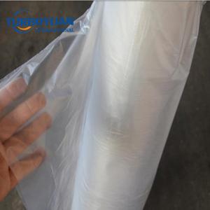 Punch hole biodegradable transparent plastic mulch film for sale