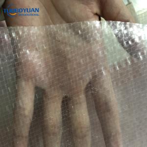 Reinforced transparent plastic tarpaulin sheet HDPE woven greenhouse film 