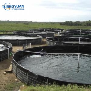 Round preformed plastic ponds liners fish pond hdpe rubber lining philippines