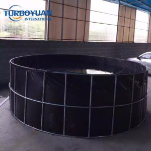 Round preformed pond liner circular PE tarpaulin tank lining cover