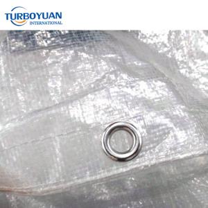 Strong waterproof clear tarpaulin fabric laminate woven plastic film