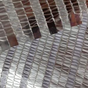 Thermal energy aluminet shade screens greenhouse aluminum foil cover net