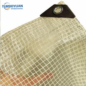 Transparent HDPE mesh tarpaulin scaffolding leno tarp scaffold cover sheet