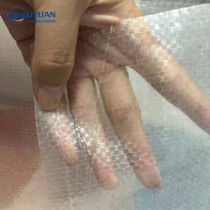 Transparent PE tarpaulin clear poly tarp woven plastic film for greenhouse