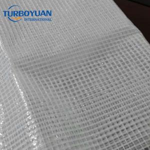 Transparent pe leno tarp woven mesh tarpaulin for greenhouse cover