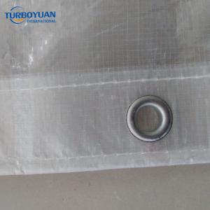 Waterproof white color transparent clear pe plastic woven fabric tarpaulin