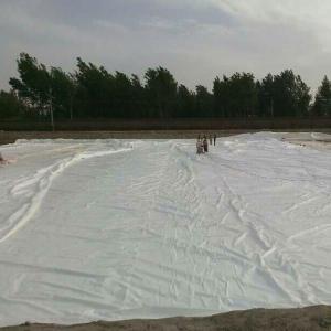 White geomembrane ponding liners laminated woven fish pond liner