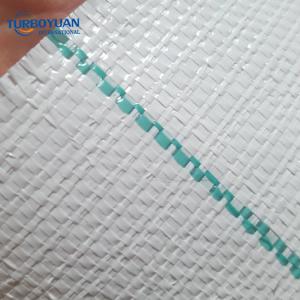 White pp woven weed control mat landscape fabric membrane for greenhouse