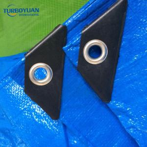 Wholesale fireproof PE plastic tarp blue sheet tarpaulin