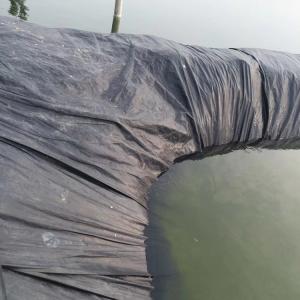 Woven coated Waterproof leachate fish farming ponds liners for aquaculture