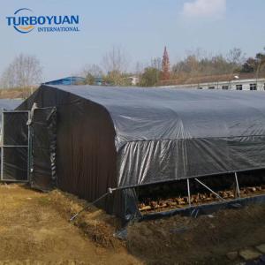 Mushroom poultry greenhouse roof cover reinforced shading film black white grid shade covering